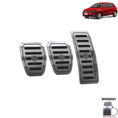Imagem de Pedaleira Manual Volkswagen Gol Trendline G6 G7 Preto