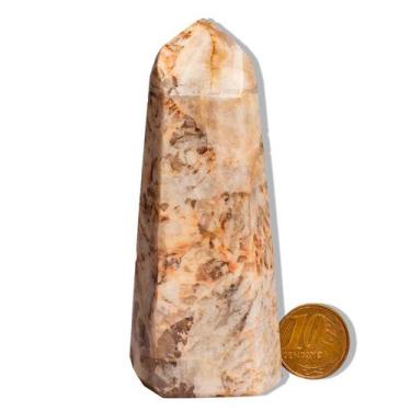Imagem de Ponta Turmalina no Feldspato Natural 9-10cm 100-170g Tipo B - Cristais