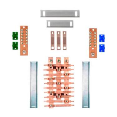 Imagem de Kit Barramento Trifásico 225A para 20 Circuitos - Zathura