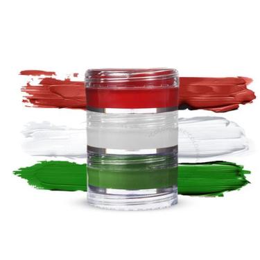 Imagem de Tinta Facial Cremosa 3 Cores Variadas Maquiagem Artística Colormake, V