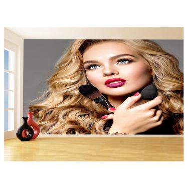 Imagem de Papel De Parede Salão De Beleza Maquiagem Make 3,5M Slb78