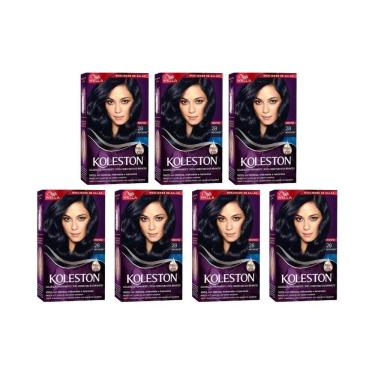 Imagem de Coloraçao Koleston 28 Preto Azulado - Kit C/7Un