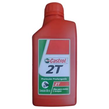 Imagem de Oleo Castrol 500ml Para Motores 2 Tempos Roçadeiras Motos