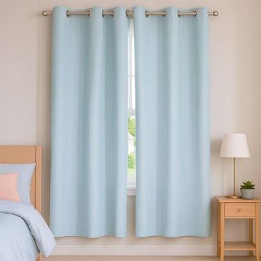 Imagem de Cortina Blackout Azul 2,00x1,50 Color TekShine