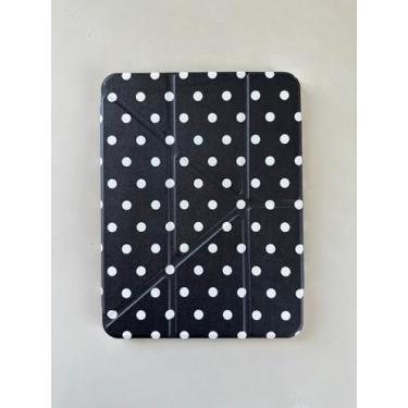 Imagem de GANGANPRO Capa para tablet para iPad mini 7 A17 Pro 2024/iPad Mini 6 2021 capa de geração de 8,3 polegadas, capa traseira fina e leve à prova de choque com função despertar/hibernar automático - Asas