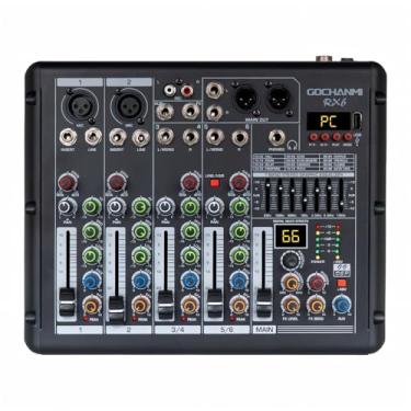 Imagem de Mesa de Som GC RX6 Consola DJ 6 Canais com 99 Efeitos DSP