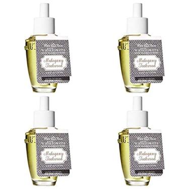 Imagem de Bath and Body Works Wallflowers Refil de madeira de teca de mogno 4 lâmpadas