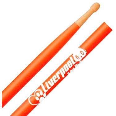 Imagem de Baqueta Liverpool Infantil Kids Series Laranja LL-KIDL em Marfim de Tamanho Infantil