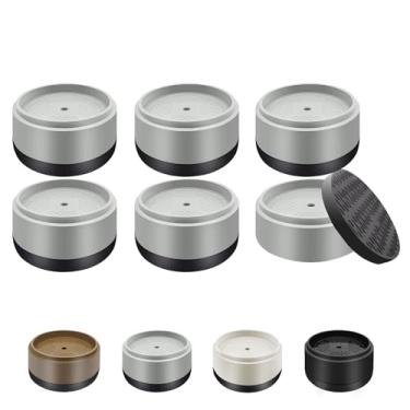 Imagem de Elevadores de Mobiliário Elevadores de Cama Resistentes 2,5 cm, 5 cm, 7,6 cm, 10 cm Elevadores de Cama Redondos Ajustáveis para Pernas de Mesa Sofá Cadeira Frigorífico Máquina de Lavar Roupa (2,5 cm