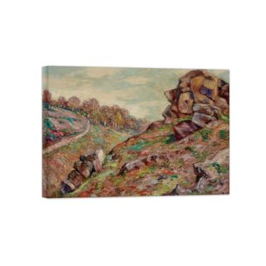 Imagem de Armand Guillaumin Famoso Arte de Parede Pôster-Impressões em Tela para sala de estar-Reprodução pinturas(Paisagem Creuse 2) 50x70cm Tela Embrulhada