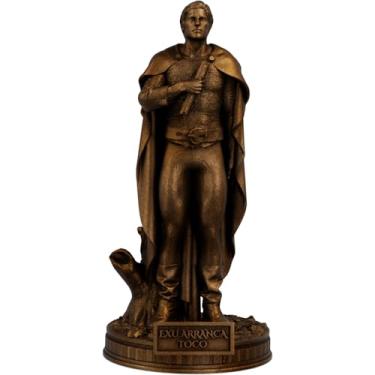 Imagem de Estátua Exu Arranca Toco Umbanda Candomblé (Cor Cobre Antigo)