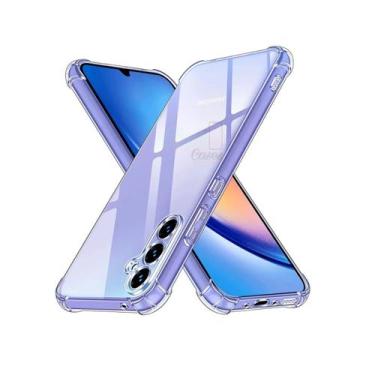 Imagem de Capa para Samsung A24 de silicone reforçado transparente - Lightbek Of
