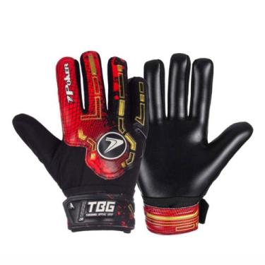 Imagem de Luva Poker Goleiro de Campo Poker Training Basic Jr Vermelho, Vermelho