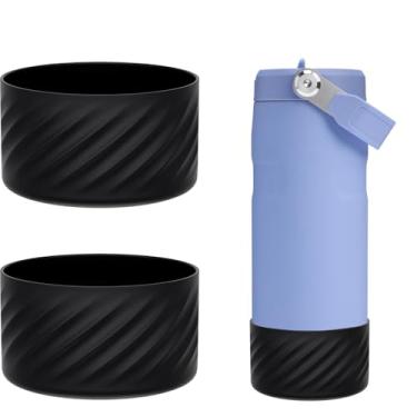 Imagem de Dreamfocus Bota de silicone 2 peças para garrafa Stanley IceFlow Aerolight | Garrafa de água 2.0 de fluxo rápido e canudo | 473 ml