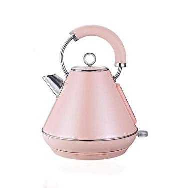 Imagem de Chaleira elétrica retrô 220V de alto valor, chaleira elétrica de aço inoxidável 304 criativa de grau alimentício doméstico automático (cor: D) esperançoso