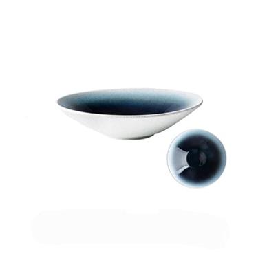 Imagem de WYUYIWH Tigela Tigela de ramen Ajisen tigela de ramen cerâmica doméstica tigela de macarrão instantâneo tigela de macarrão tigela de salada tigela de vegetais (cor: 3)