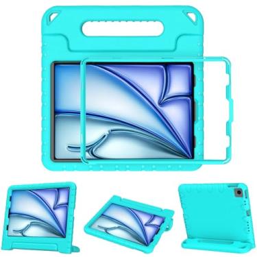 Imagem de Capa infantil BMOUO para iPad Pro 11, iPad Pro 11 2020, à prova de choque, leve, conversível, alça para crianças, para Apple iPad Pro 11 polegadas 2020/iPad Pro 11 polegadas 2018 - Turquesa