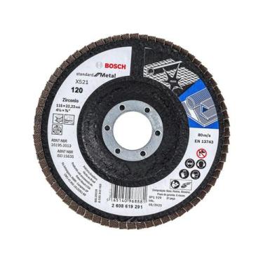 Imagem de Disco Flap Standard 115x22mm Para Metal GR120 Bosch