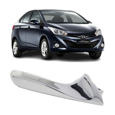 Imagem de Macaneta Interna Hb20 12 A 19 Gatilho Cromado Hb20S Porta Dianteira E Traseira Lado Direito