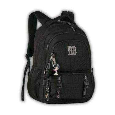 Imagem de Mochila Rebecca Bonbon Costas Juvenil Meninas Escolar Viagem, Preto