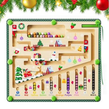 Imagem de Brinquedo Montessori Magnetic Color and Number Maze 3 anos ou mais - Z