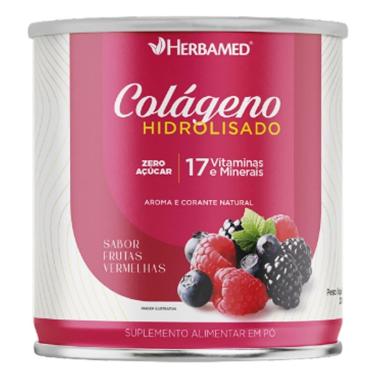 Imagem de Colágeno Hidrolisado + Vitaminas e Minerais - 200g Frutas Vermelhas - Herbamed-Masculino