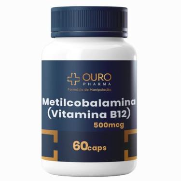 Imagem de Vitamina B12 Metilcobalamina 500mcg - 60 cápsulas