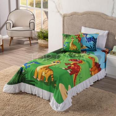 Imagem de Colcha Infantil Solteiro com 6 Peças  CobreLeito 1,70x2,30  Decoração 