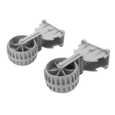 Imagem de Generic Rodas de Bote, 1 par de Rodas de Bote Flip Up par Retrátil Barco Inflável de Nylon Lançando Carrinho de Barco Com para Jangada Carrinho de Reboque de Caiaque Pequeno