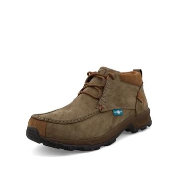 Imagem de Twisted X Bota masculina de caminhada de 10 cm, moc toe, Shitake, 14 M