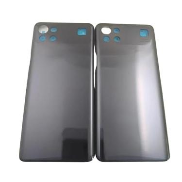 Imagem de SHOWGOOD para LG K92 5G K920 LM-K920AM Capa de bateria traseira capa de caixa traseira peças de reposição (preto)