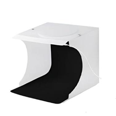 Imagem de Mini Estudio Fotográfico Portátil - Luz Led E Usb, Photo Studio Ideal Para Fotos De Pequenos Itens Em Casa, Escritório Ou Loja Online