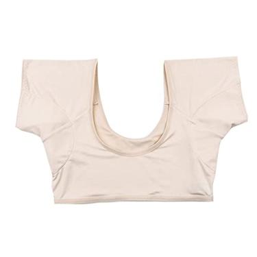 Imagem de Acessórios de faixa de suor absorventes antitranspirantes laváveis roupas esportivas femininas axilas (GG, nude)