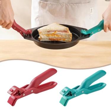 Imagem de Pegadores de placa quente, cabo antiqueimadura multiuso para tigelas, frigideiras e pratos de micro-ondas, aderência segura de cozinha para formas de pizza, panelas quentes e pratos