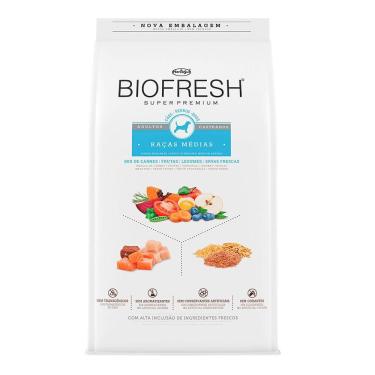 Imagem de Ração Biofresh Cães Adultos Castrados Raças Médias 3kg