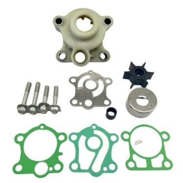 Imagem de Kit de reparo do impulsor da bomba d'água 6H4-W0078 com carcaça para motor de popa de 2 tempos de 40 HP e 50 HP (6H4-W0078-00-00, 6H4-W0078-A0)