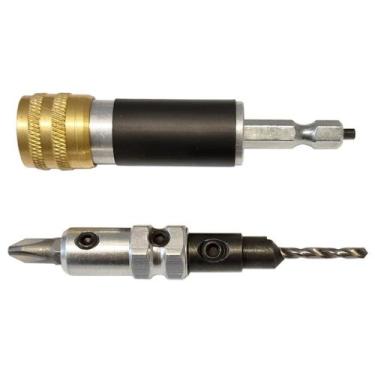 Imagem de Kit Broca Com Escareador 3Mm X 8Mm Com Troca Rápida Para Ph2 - VAZ