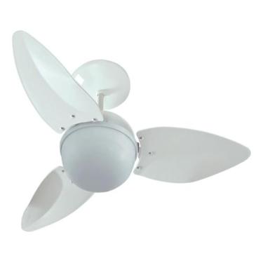 Imagem de Ventilador de Teto Aliseu Smart Branco Com Controle de Parede, 110V