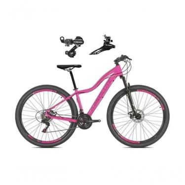 Imagem de Bicicleta Aro 29 Absolute Hera Feminina Alumínio 24v Câmbios Shimano Garfo Suspensão - Rosa