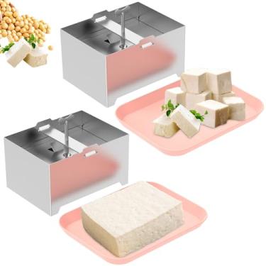 Imagem de Prensa de tofu de aço inoxidável 304, prensa de tofu com toalha e bandeja coletora, remoção rápida e eficiente de água, ferramenta de prensa de queijo de pressão ajustável, fácil de usar, lavável na