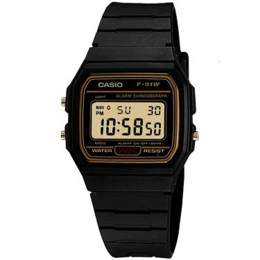 Imagem de Relógio CASIO unissex digital F-91WG-9QDF