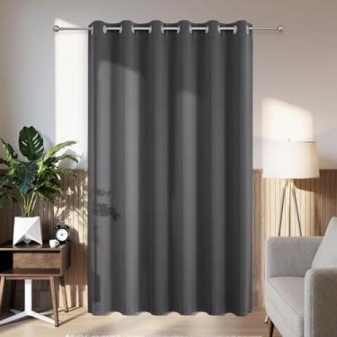 Imagem de Joydeco Cortinas blackout para portas deslizantes para pátio de 267 cm de comprimento, cortinas divisórias de quarto com ilhós, cortinas blackout térmicas extra largas para quarto e sala de estar