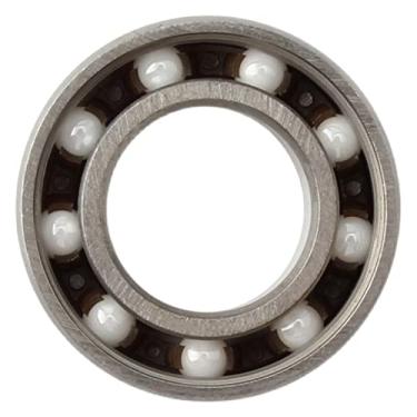 Imagem de 10 peças 608 688 rolamento de esferas de cerâmica híbrido de bicicleta 6801 6802 6803 6804 6805 6806 6800 2RS Si3N4 rolamentos de esferas (6805 nitreto de silicone bola preta)