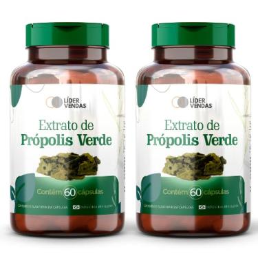 Imagem de Extrato de Própolis Verde - 500mg com 60 cápulas - 2 potes