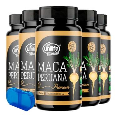 Imagem de Maca Peruana Premium Unilife 60 Cápsulas 5un + Porta Cápsulas
