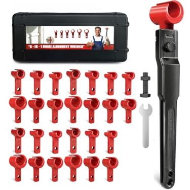Imagem de Door Hinge Adjustment Tool Kit Door Gap Adjustment Tool for Precise Hinge Gap Adjustment Upgraded Hinge Gap Adjusting Wrench for Installation and Repair of Residential and Commercial-22