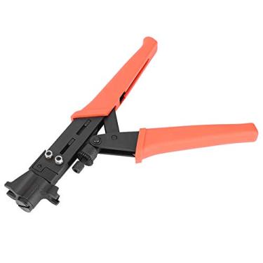 Imagem de YWBL-WH Alicate de Crimpagem de Compressão, Módulo Giratório de Comprimento Ajustável de Aço para Conectores F BNC, Ferramenta de Crimpagem de Cabo Coaxial RG59/6/11 para Campo de áudio e Vídeo de