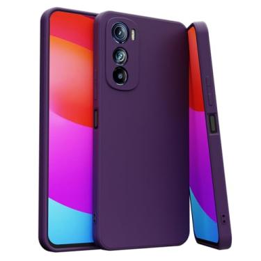 Imagem de Capa Case Compatível Motorola Moto G52 / G82 Silicone Aveludada [ROXO DARK]