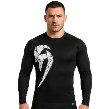 Imagem de Camisa De Compressão Rashguard Venum Giant Classic Black Manga Longa-Unissex