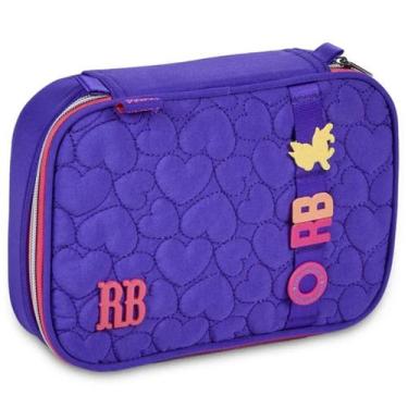 Imagem de Estojo Box Escolar Infantil Rebecca Bonbon 22x16x6cm Rb24542 - Up Impo